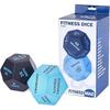 Fitness Mad 12-seitiger Fitnesswürfel (Packung mit 2)