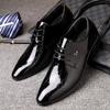 Men's  Leather Shoes Black Soft Leather Soft Bottom Spring And Autumn Best Man Men's Business Formal Wear plus size 38-48