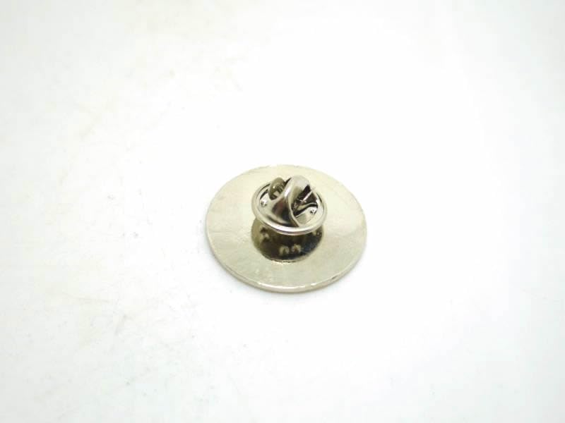 [F NODE] Peace Mark Pin Badge, Black, Round, 2.5cm