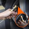 Heavy Duty Brass Tire Valve Clip Air Chuck Quick Connect Inflation Nozzle For Car Truck Tire Inflator Tool