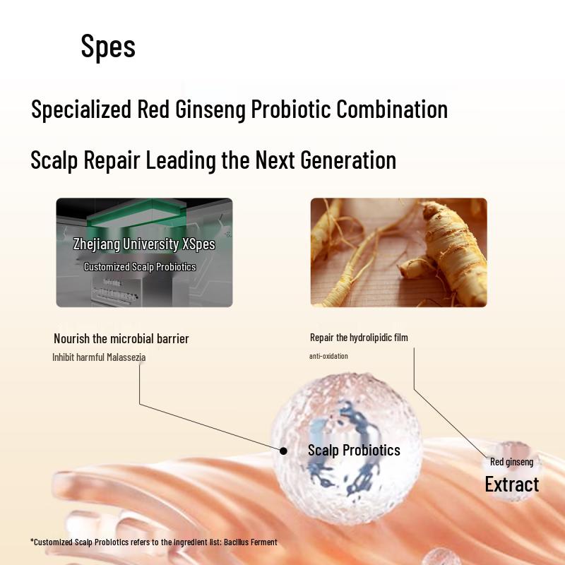 Spes Hyaluronic Acid Red Ginseng Oil Control Anti-Dandruff Shampoo