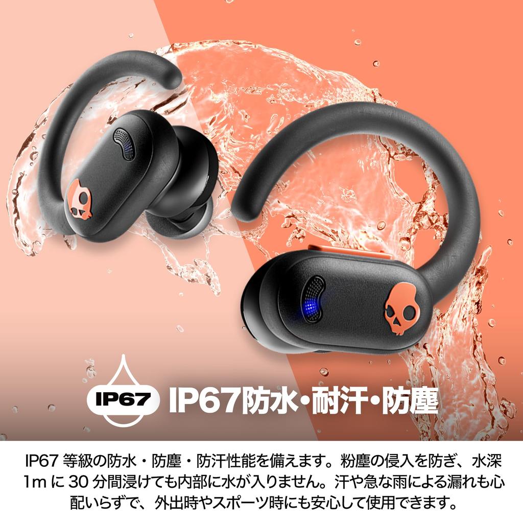 Official Skullcandy Store Push ANC Active Noise Cancelling Wireless Earbuds, Bluetooth 5.3 with Mic, 58 Hours of Playtime, Fast Charging, IP67