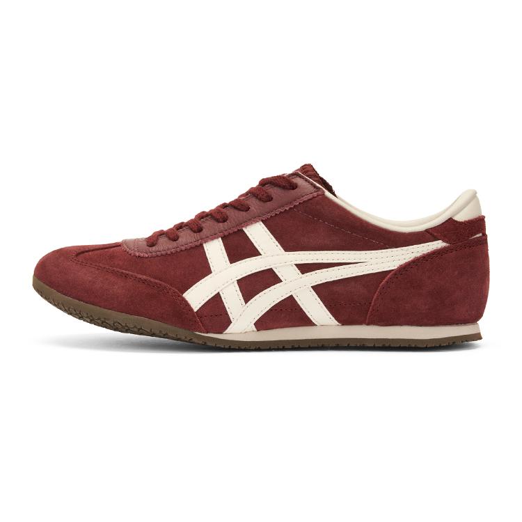 

New Onitsuka Tiger Machu Racer Abrasion Resistant Low top Casual Shoes Unisex Burgundy 1183C535-600 39.5