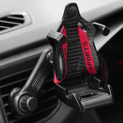 Mobile Phone Car Holder Car Air Outlet Fixed Racing Seat Creative Personalized Navigation Support Frame Car Decoration Gift