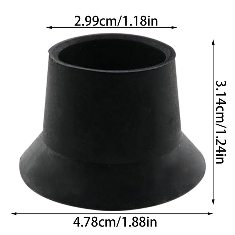 Set di 6 Puntali in Gomma per Gambe Trampolino Copritubo Letto Elastico Accessori Manicotto Tubo Base Letto Elastico Assorbimento degli Urti Rumore