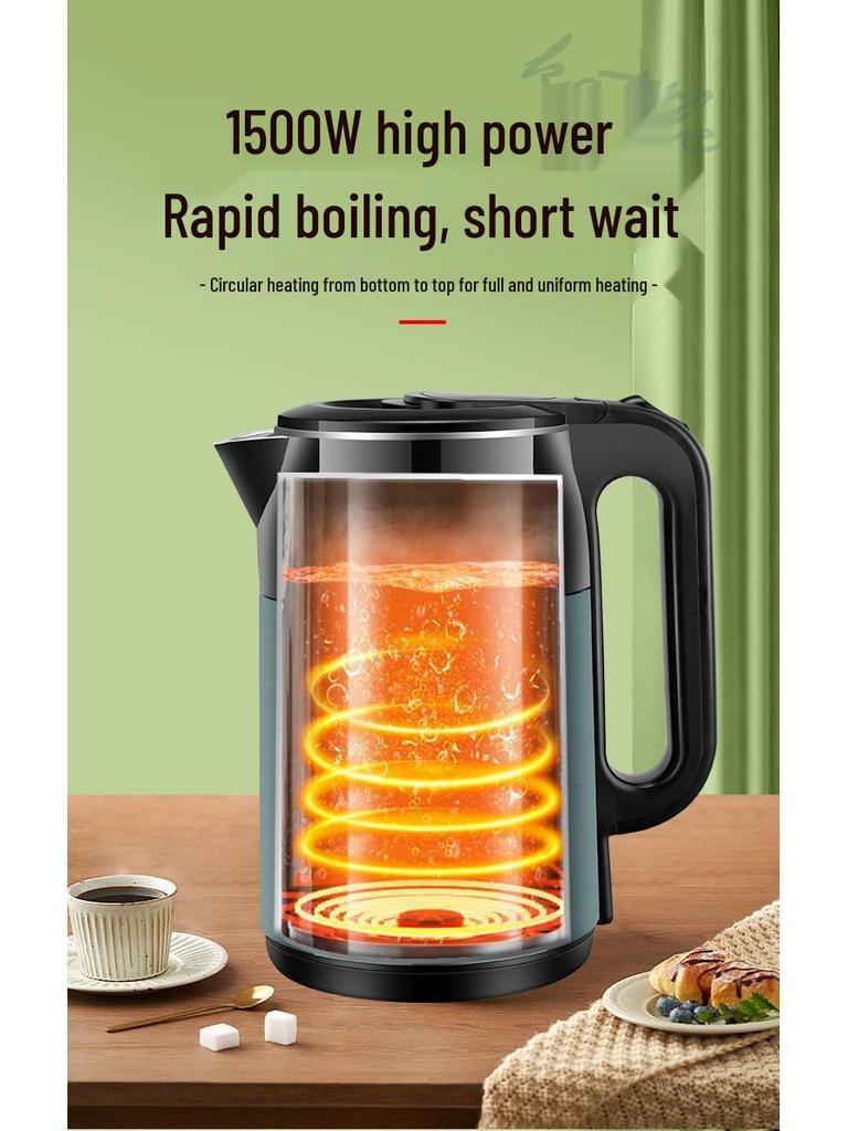 Durable Large Capacity Kettle with Fast Boil, Automatic Shut-Off, and Constant Temperature Control