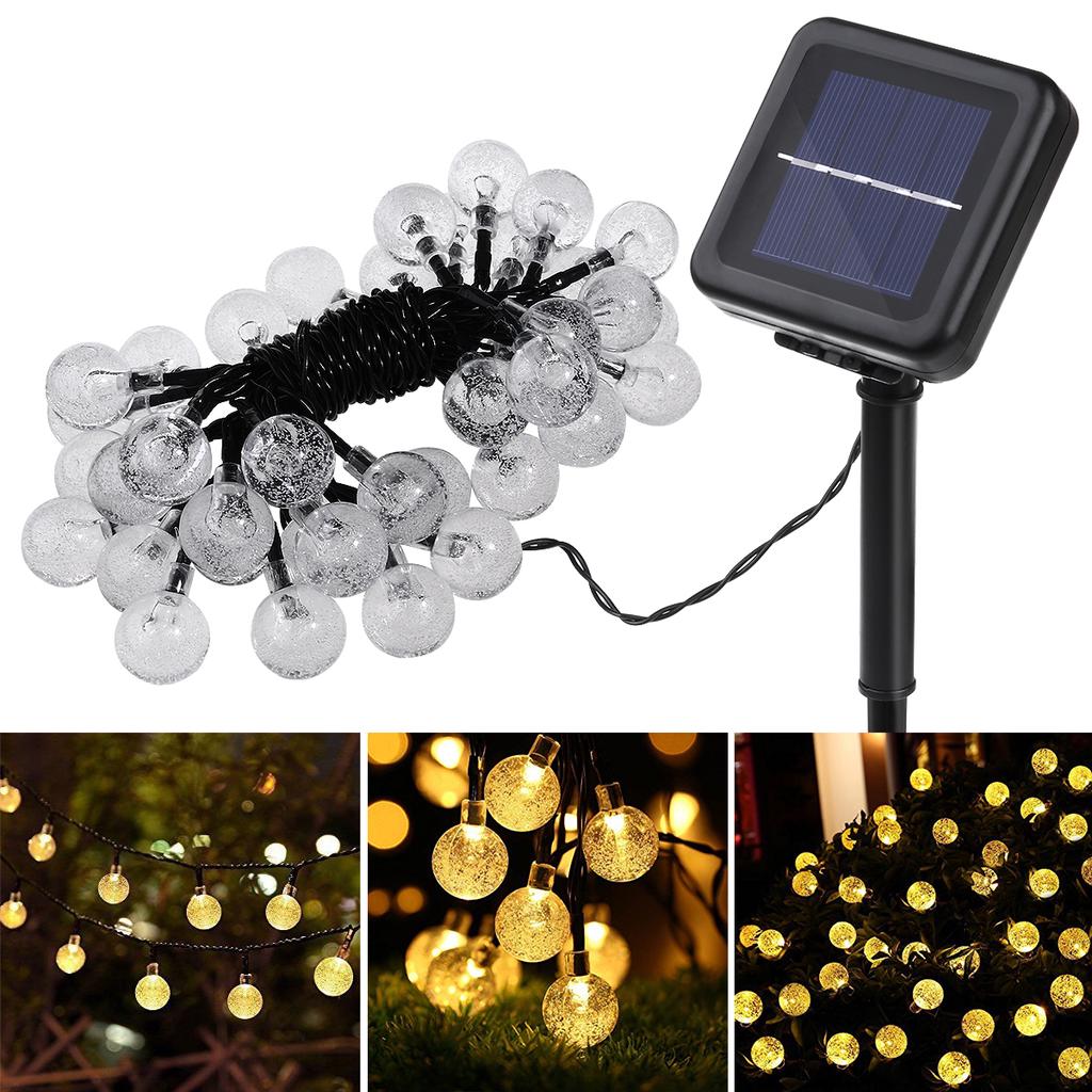 Buy YUNLIGHTS 6M 40LED Crystal Ball Solar String Lights Christmas Fairy