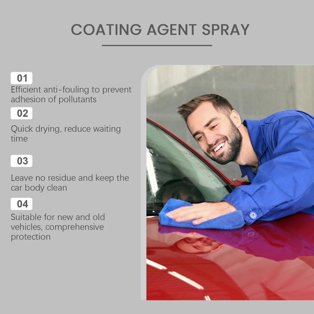 Car Coating Agent Spray Auto Surface Coating Renovation Coats ShineArmor Spray Paint 100ML Car Care Polish Renovator Product