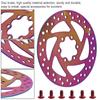 140MM Brake Disc for Kukirin G2 Pro G2 MAX Electric Scooter Colorful Disc Brakes Part Stainless Steel Disc With 6 Screws