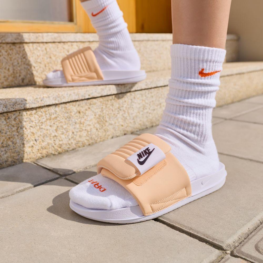 Nike Offcourt Adjust Slide Slippers Unisex Beige 35.5