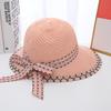 Women's Summer New Large Brimmed Lace Straw Hat Fashionable and Versatile Sunscreen Duck Tongue Sun Hat