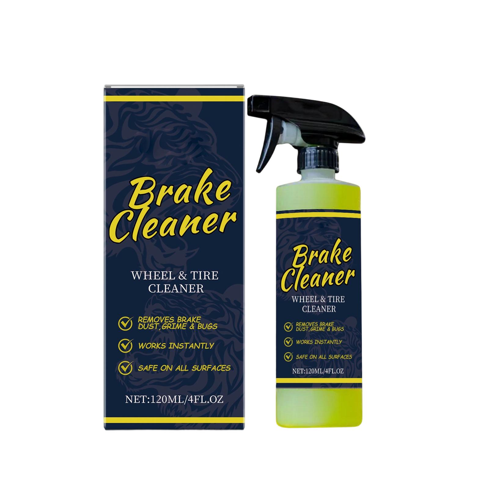 

HOMONTH Tire Cleaner Car Brake Cleaning Decontamination Tire Bright Cleaning Polish Brake Cleaner 120ML One Size