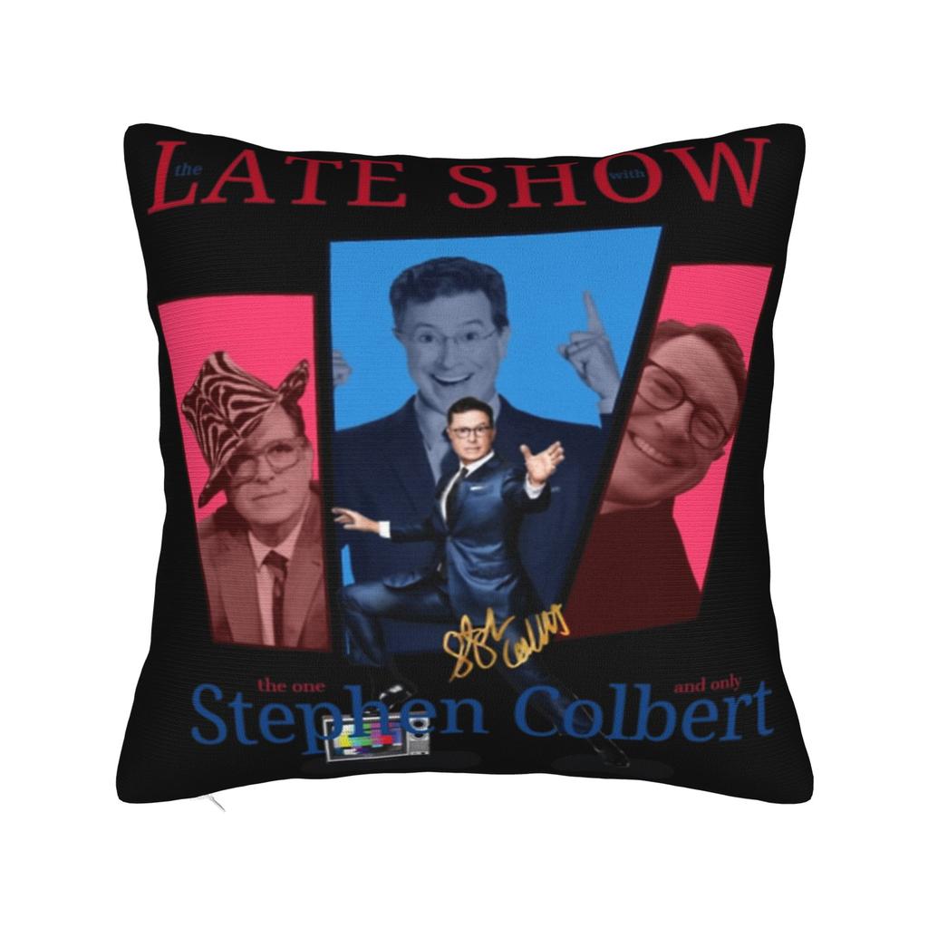 Federe Cuscino Decorative Stephen Colbert The Late Show Accessori Cuscino da Arredo per la Casa Copricuscino con Zip Varie Misure