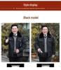 Men's Thick Warm Fleece-Lined Jacket, Short Cotton-Padded Coat for Autumn/Winter, Ideal for Middle-Aged and Elderly Dads.