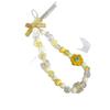 Colorful Beaded Flower Bow Phone Case Hand Strap for Women