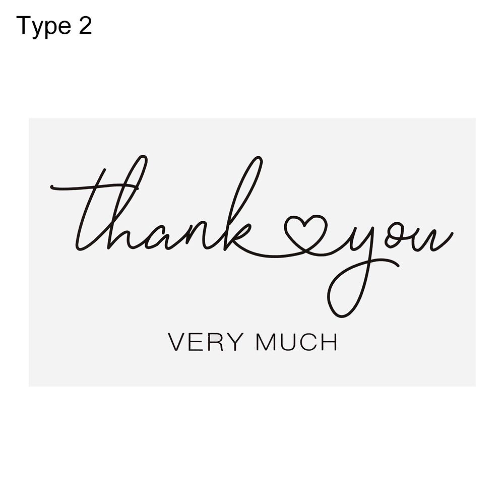 

Wrapping Packaging Decoration DIY Postcards Appreciation Cardstock Thank You Cards Greeting Labels Type 2