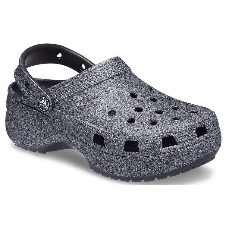 Crocs Classic Clog EVA Shimmer Cloud Clogs Women Clogs Black 207770-001