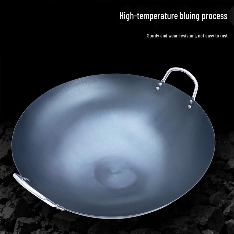 ASD Commercial Large Cast Iron Wok