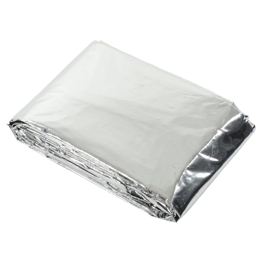 Folia aluminiowa CPP Poncha awaryjne Wodoodporna Odblaskowa folia Termiczny koc survivalowy Kompaktowy Jednorazowy koc awaryjny