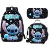 Lilo Unisex Kids Backpack Set Waterproof Oxford School Activities Outdoor