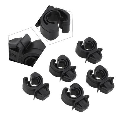 Plastic Rod Clip 5pcs Black For Vauxhall Astra G Zafira A Ampera Holder