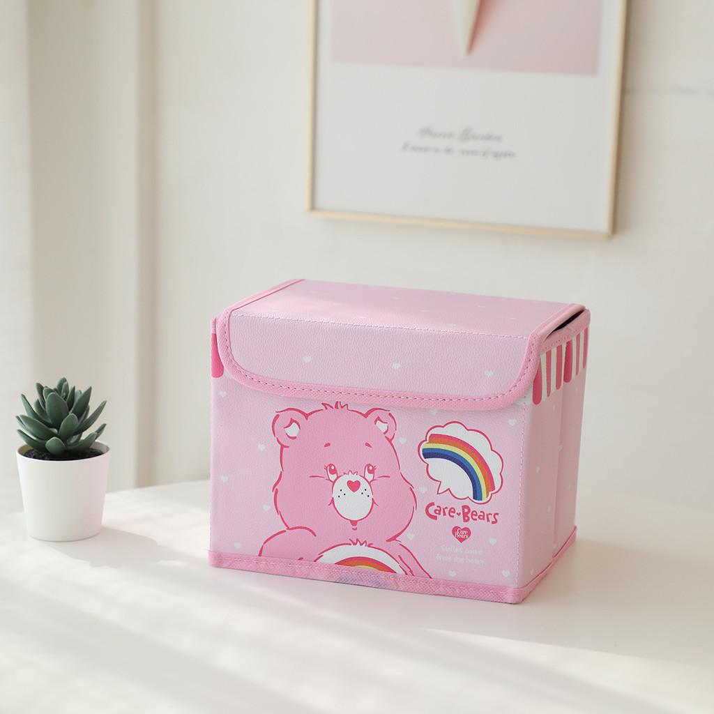 Hello Kitty Kuromi Cinnamoroll Melody Gittermuster Faltbare Klapp-Aufbewahrungsbox für Büro und Schlafzimmer