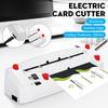AC220V-240V Automatic Name Card Slitter SK316 Business Card Cutting Machine 20W Name Card Cutter New