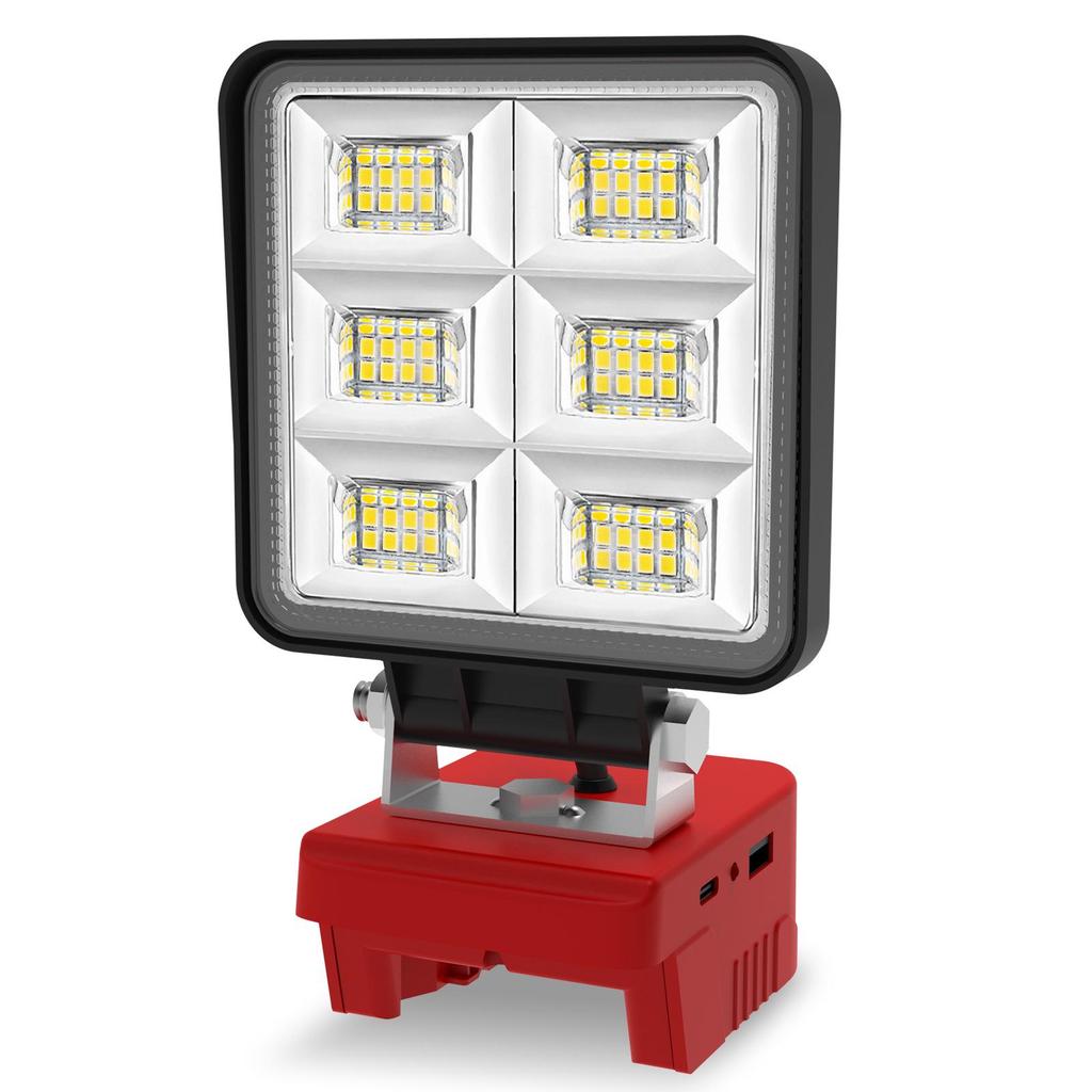 Dewalt Multi-Function Portable Lithium Work Light: High-Brightness, Rechargeable, Ideal for Camping, Outdoor Use, and Auto Repair.