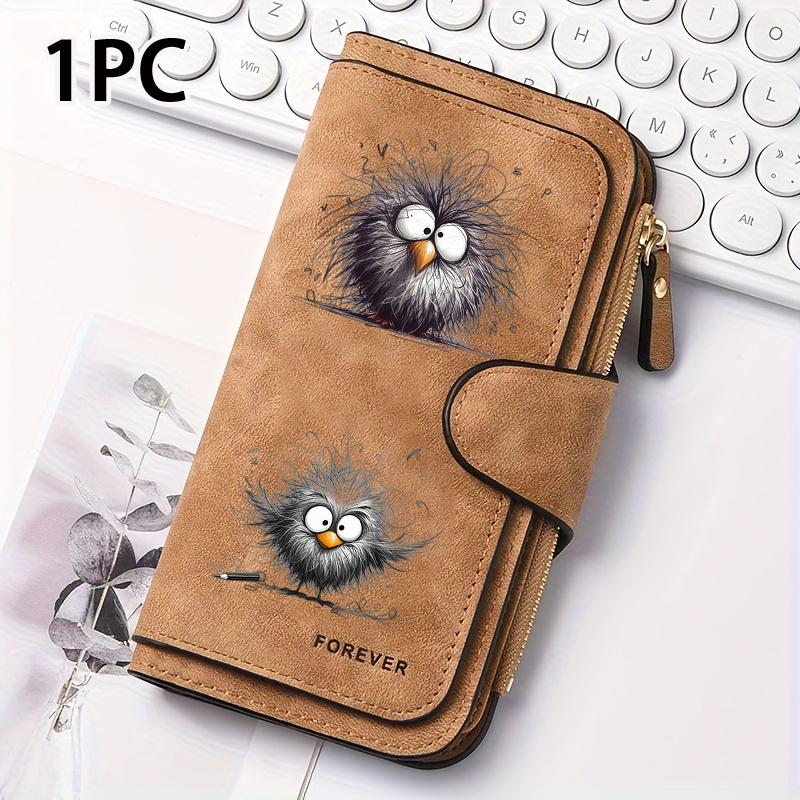 Cute Chick Women's Long Wallet, a Multifunctional Wallet with a Convenient Snap Closure for Coins, Is an Ideal Birthday Gift for Chick Lovers and