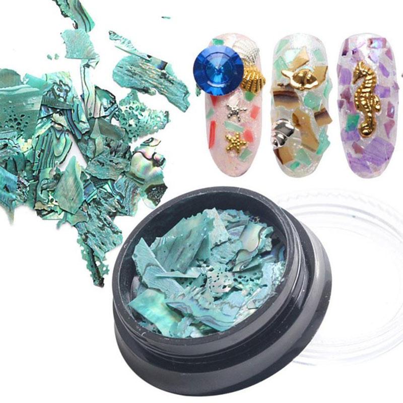 1 Box Nail Decoration Small Shells Debris Nail Modification 6 Color Nail Bueaty Nail Art