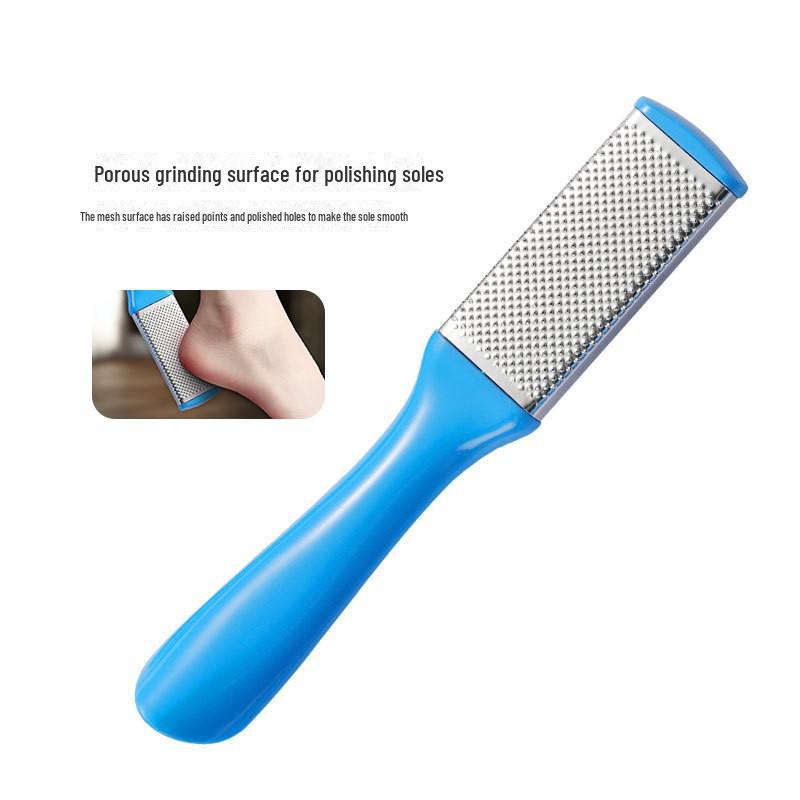 

Пилка для ног из нержавеющей стали и инструмент для удаления мозолей - скребок для омертвевшей кожи и щетка для ног 17.2*3.1*0.8cm синий
