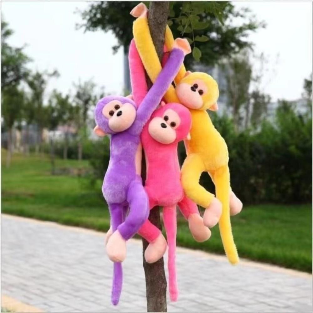 New Portable Colorful Long Arm Monkey DIY Long-armed Monkey Ornaments Monkey Children's Animal Soft Hanging