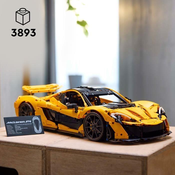 LEGO® Technic 42172 McLaren P1 -Kit Maquette Hypercar pour Adultes Passionnés de Véhicules