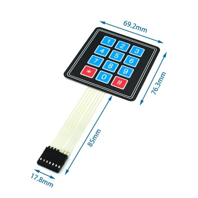 

1pcs 3*4 4*4 Matrix Array/Matrix Keyboard 16 Key Membrane Switch Keypad for arduino 3x4 4x4