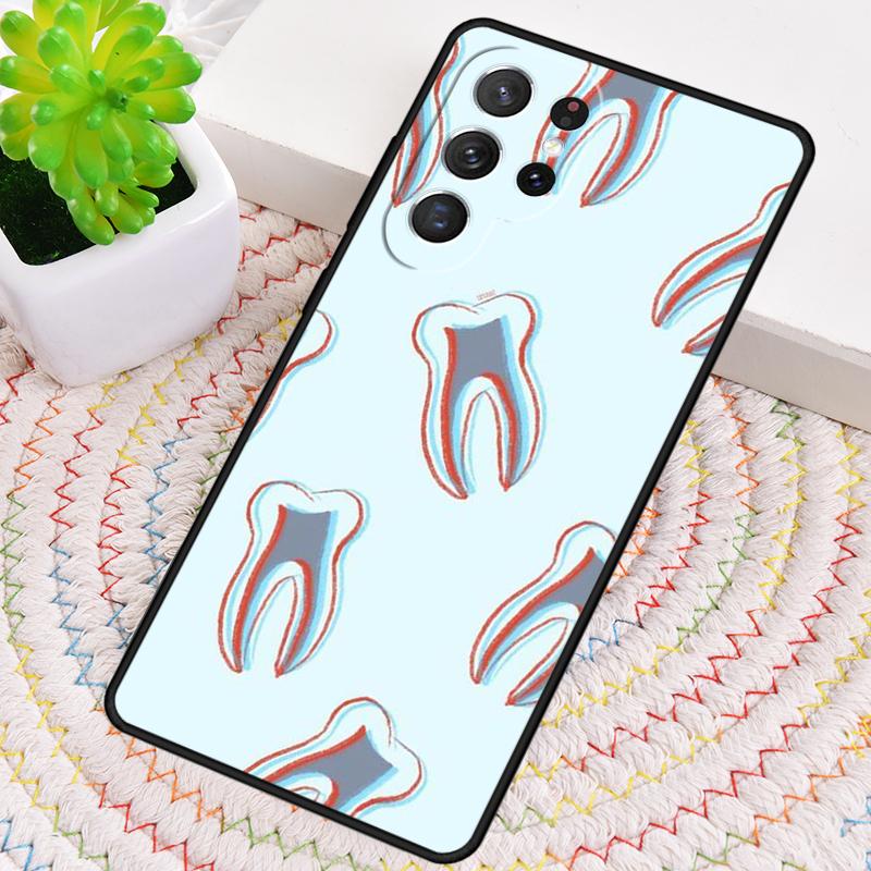 Dentist Dental Tooth Nurse Funda Phone Case for Samsung Galaxy note 10 pro S26 Ultra S23 S24 FE S25 S21 S22 PLUS shockproof Cove