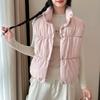 Down Cotton Vest Women's Autumn and Winter New Fashion Loose Cotton Vest Solid Color Vest Jacket