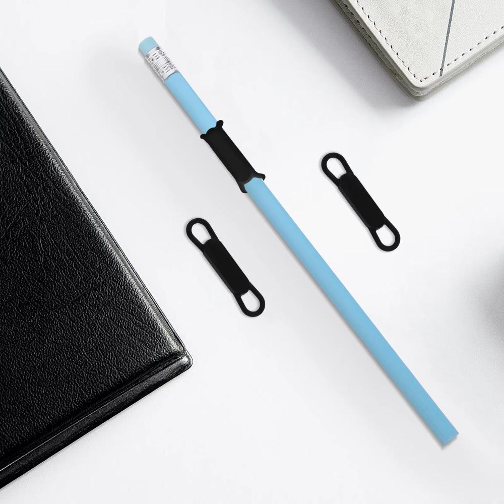 4pcs/set Light Weight Magnetic Pen Pencil Holder Vintage Pen Clip for Notebook  School