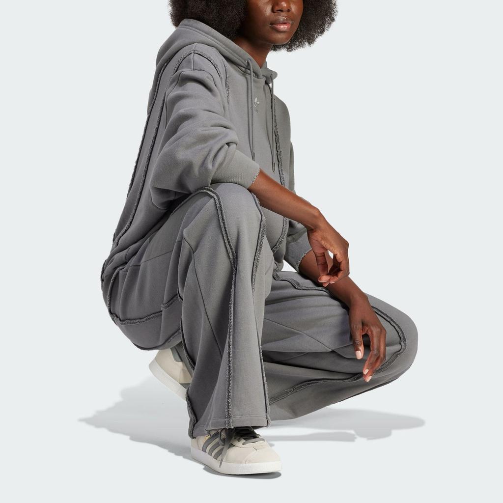 Adidas Originals Distressed Sweat Pants Women Bottoms Gray IY9020