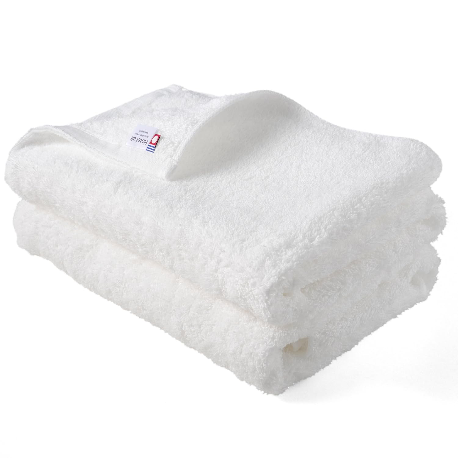 

OruTa Imabari Bath Towels, Set of 2, 100% Cotton, Gentle on Skin, Absorbent, Quick-Drying, Medium Thickness, Made in Japan, Hotel Air, Perfect for Aft