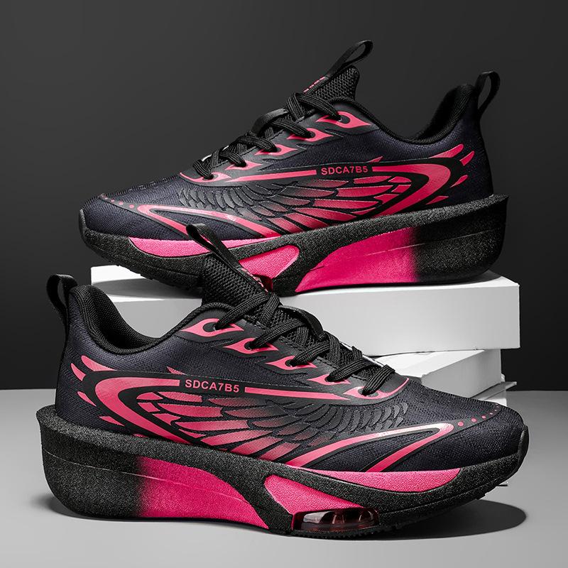 

Мужские дышащие кроссовки для бега, уличный досуг, осень, спорт, новые, карбоновая пластина, износостойкие, универсальные, молодежные кроссовки для бега 45