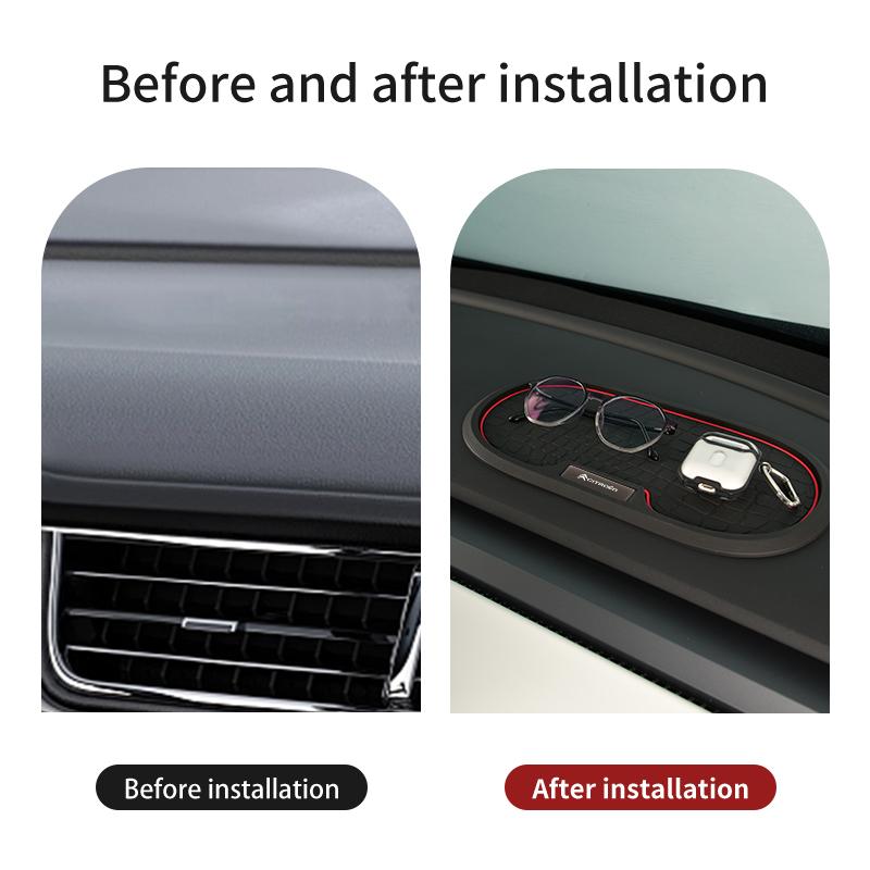Car Dashboard Anti-slip Sticky Mat PVC Phone Anti-slip Storage Pad For Citroen C4 C3 C2 Berlingo Celysee Cactus Picasso Aircross