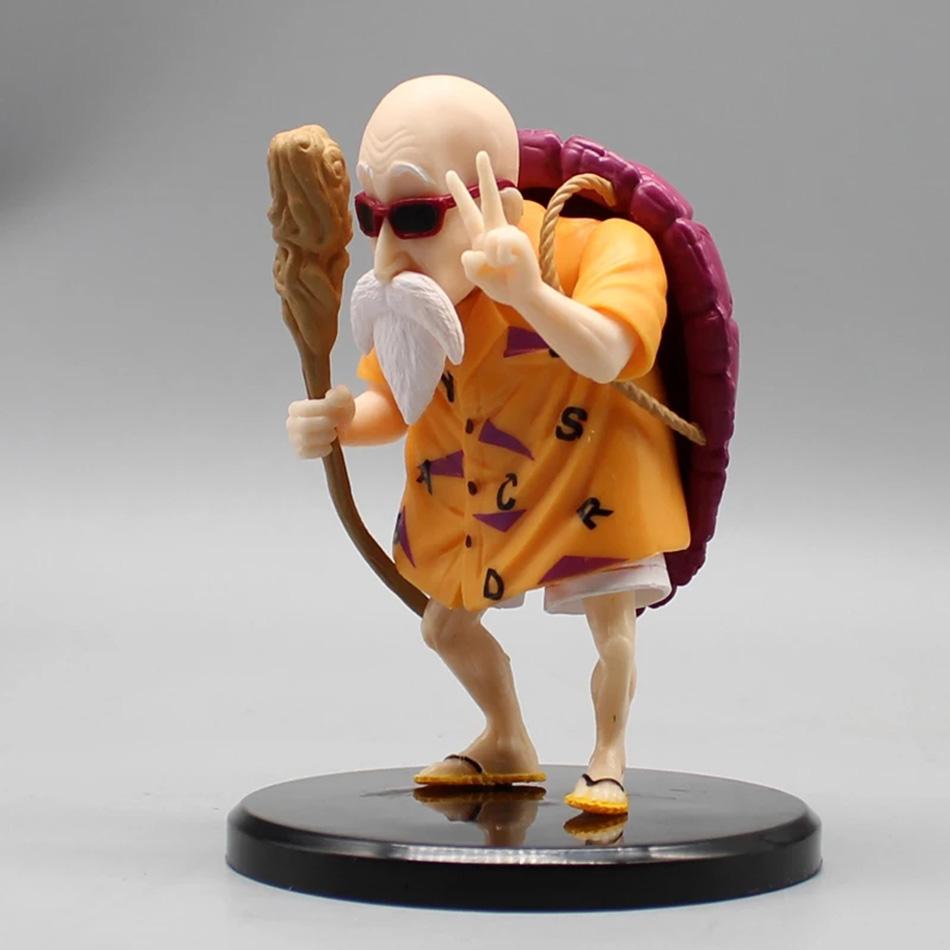 Dragon Ball Z Master Roshi Kame Sennin Action Figure PVC Biye Gesture Lecherous Anime Collectible Decoration Toy Gift