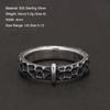 925 Silber Outlander Ringe für Damen Herren Claires Ring Retro Hammer Muster Ehering Film TV Serie Schmuck Geschenk