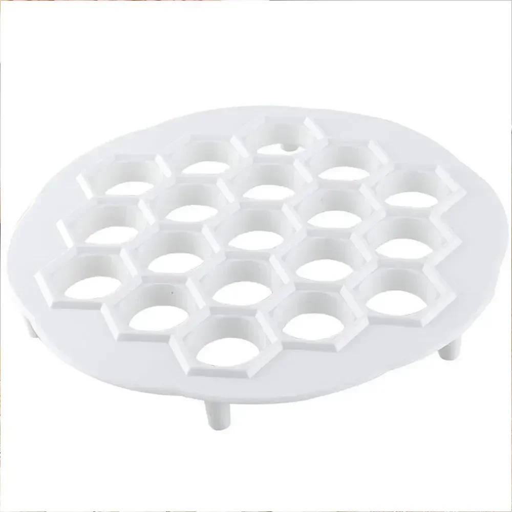 19 Holes Dumpling Maker Mold Aluminum Pastry Tools Kitchen DIY Ravioli Mold Dumplings Making Accessories