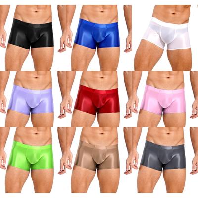 Men's Underwear Boxer Short Breathable Seamless Transparent Briefs Swimming Trunks Underpants