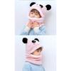 Cartoon-Mütze Mädchen Jungen Schal Verdickte Kappe Wintermütze Kinder Neugeborenes Baby Zubehör Kinderhut Fleece Kinderkappen