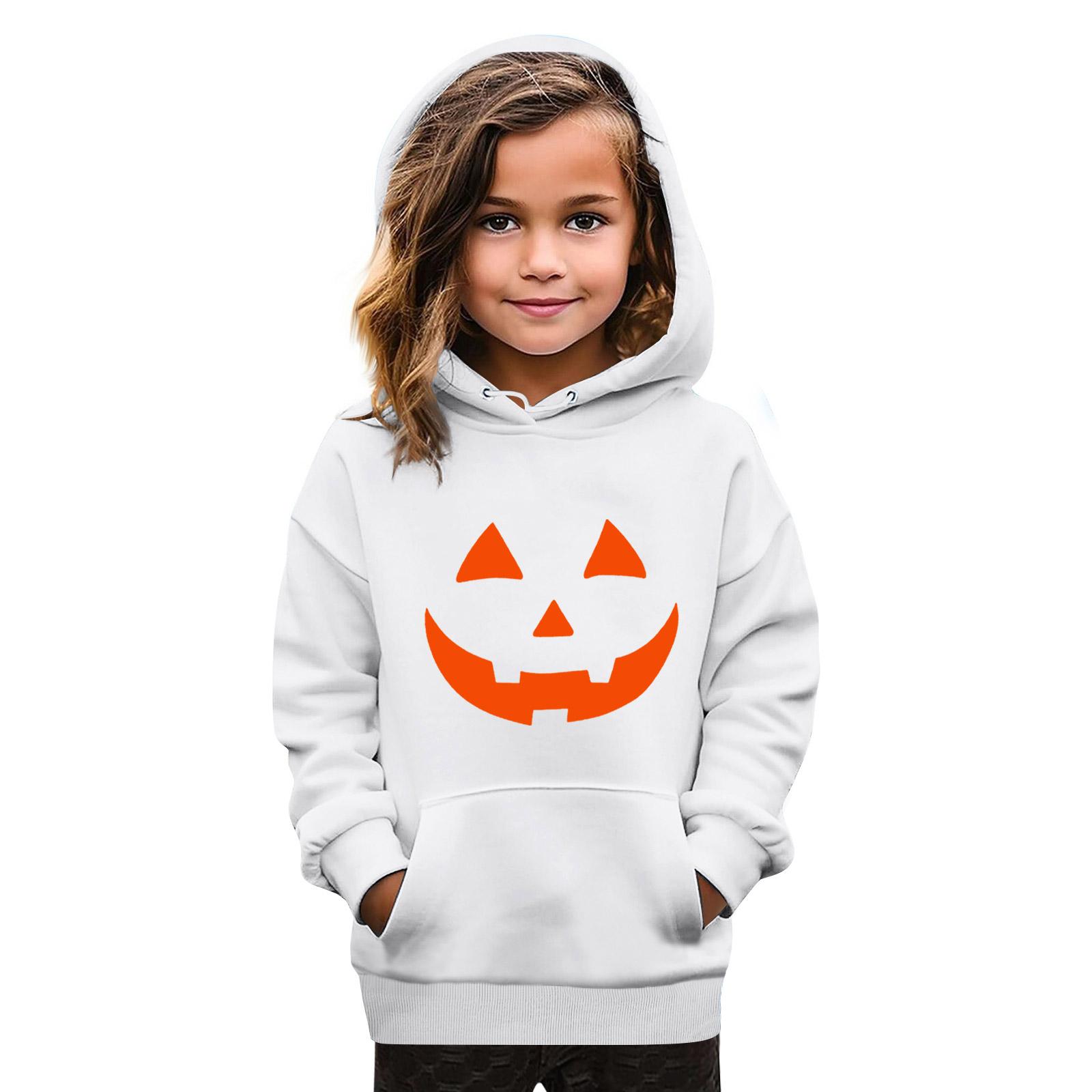 

Sweatshirts For Teen Girls Hoodies Long Sleeve Drawstring Pullover Cute Oversized Hoodie Halloween Day 110