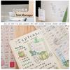 12 Sheets Set Calender Sticker Daily Plan 12 Months 365 Days Label Sticker for DIY Craft Scrapbooking Journal Notebook Decoration Daily Planner Appoi