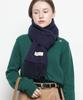THE-ABON Unisex Classic Solid Scarf Navy