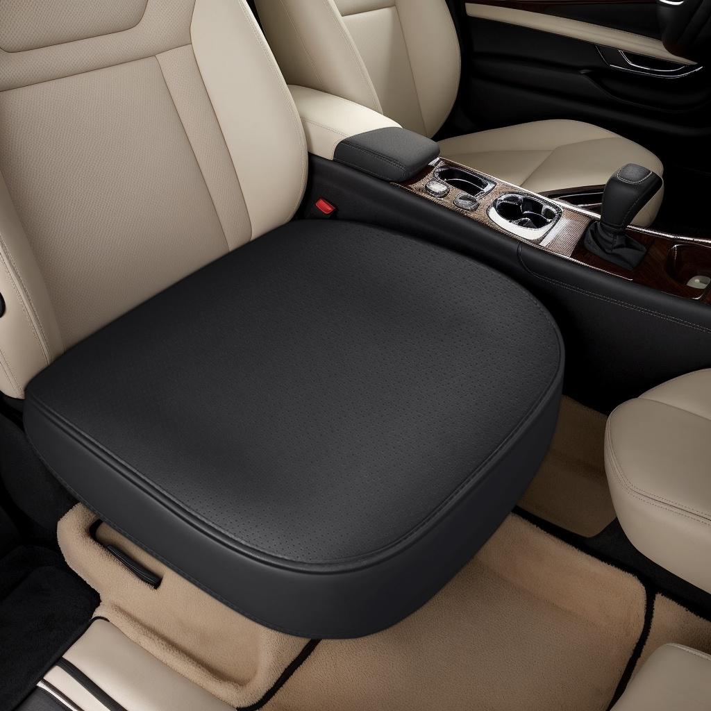 

Перфорированная дышащая ПУ-кожа, полностью закрывающая переднее сиденье и сиденье пассажира, подушка для сиденья, защита сиденья, мягкая и удобная чёрный